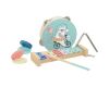 Vilac Wooden musical set teddy bear